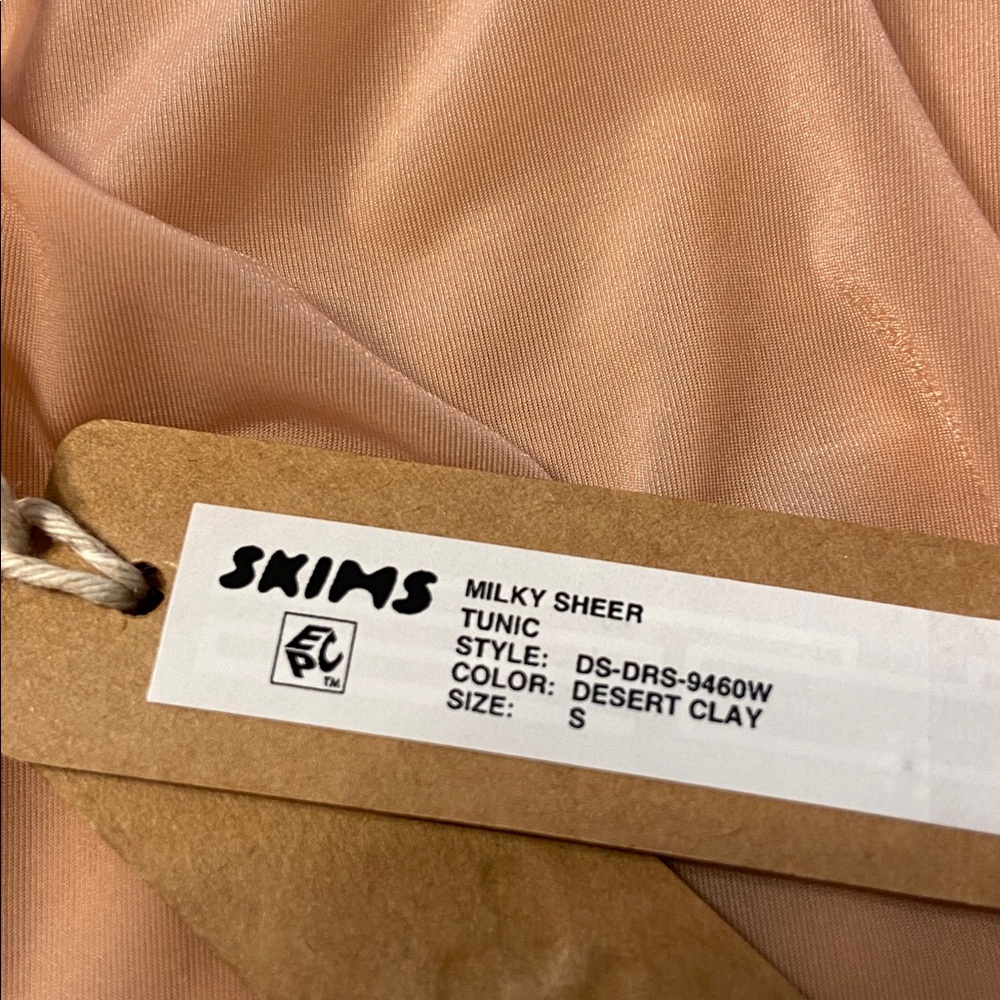 SKIMS - Mily Sheer Tunic - Desert Clay - Picture 7 of 8